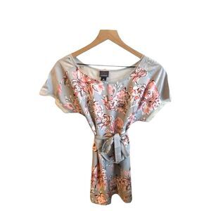 Oh Baby by Motherhood Floral Maternity Dress with Belt - Size M‎